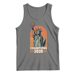 Vintage Statue Of Liberty Basketball Tank Top Champions 2026 New York Fan Gift