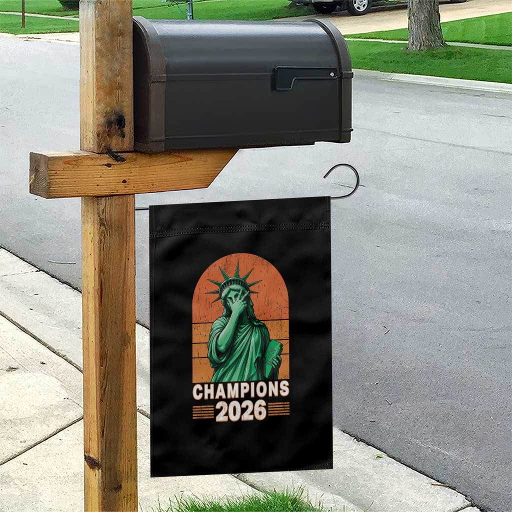 Vintage Statue Of Liberty Champions 2026 Garden Flag New York Pride