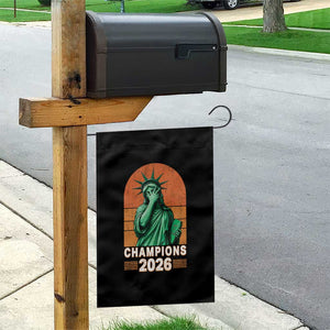 Vintage Statue Of Liberty Champions 2026 Garden Flag New York Pride