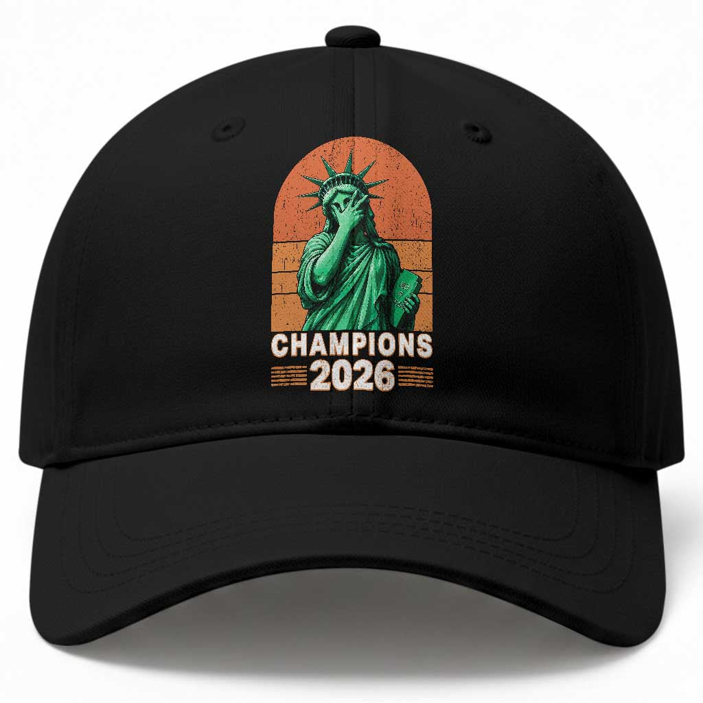 Vintage Statue Of Liberty Champions 2026 Baseball Cap New York Pride