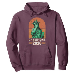 Vintage Statue Of Liberty Champions 2026 Hoodie New York Pride
