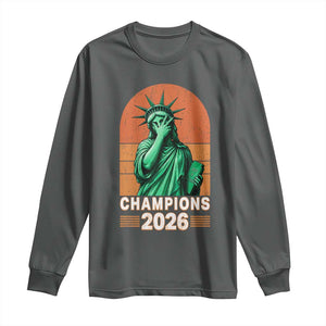 Vintage Statue Of Liberty Champions 2026 Long Sleeve Shirt New York Pride