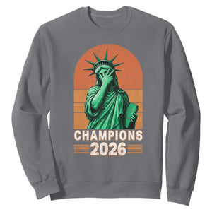 Vintage Statue Of Liberty Champions 2026 Sweatshirt New York Pride