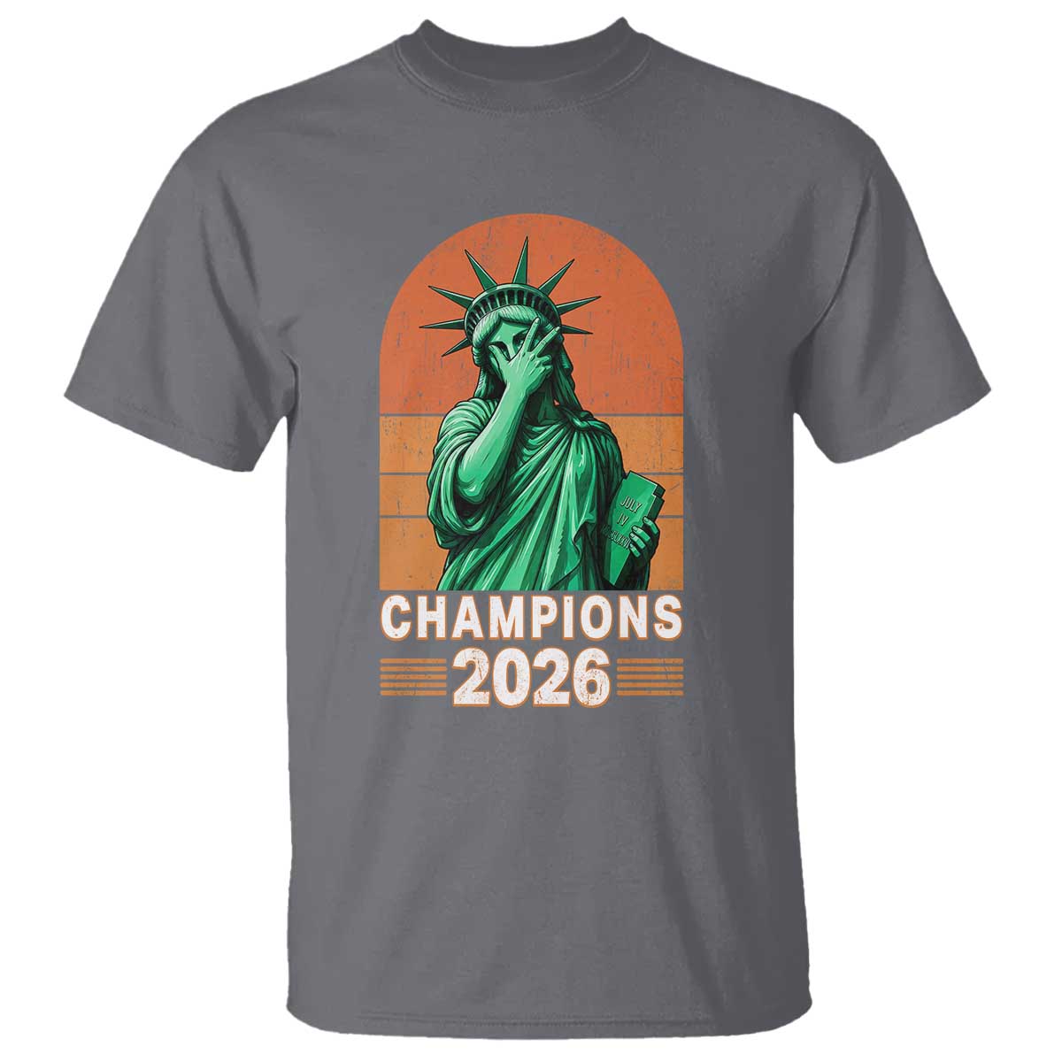 Vintage Statue Of Liberty Champions 2026 T Shirt New York Pride