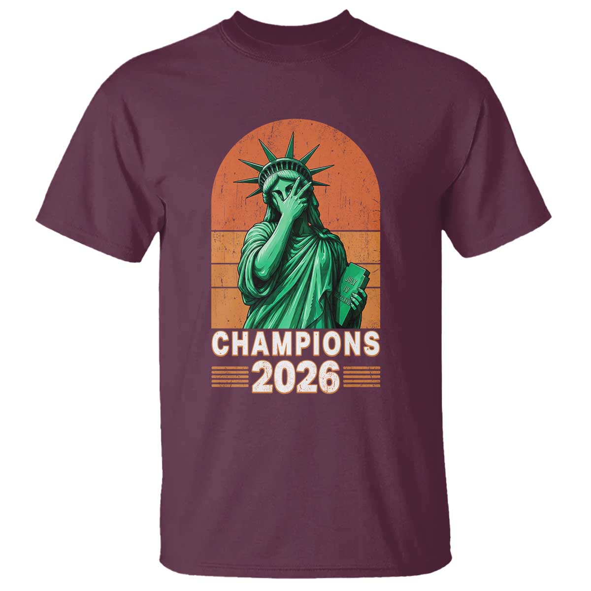Vintage Statue Of Liberty Champions 2026 T Shirt New York Pride