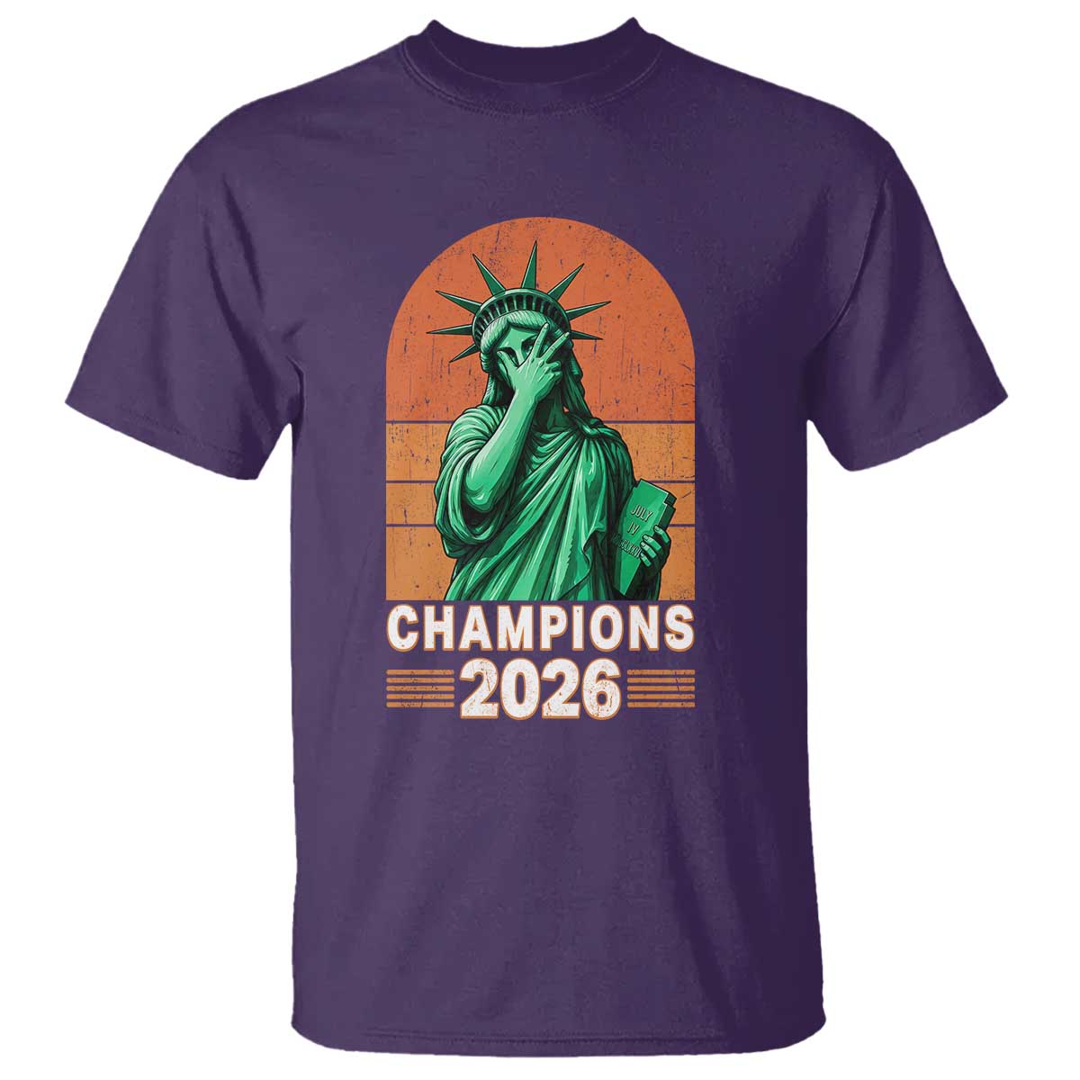 Vintage Statue Of Liberty Champions 2026 T Shirt New York Pride