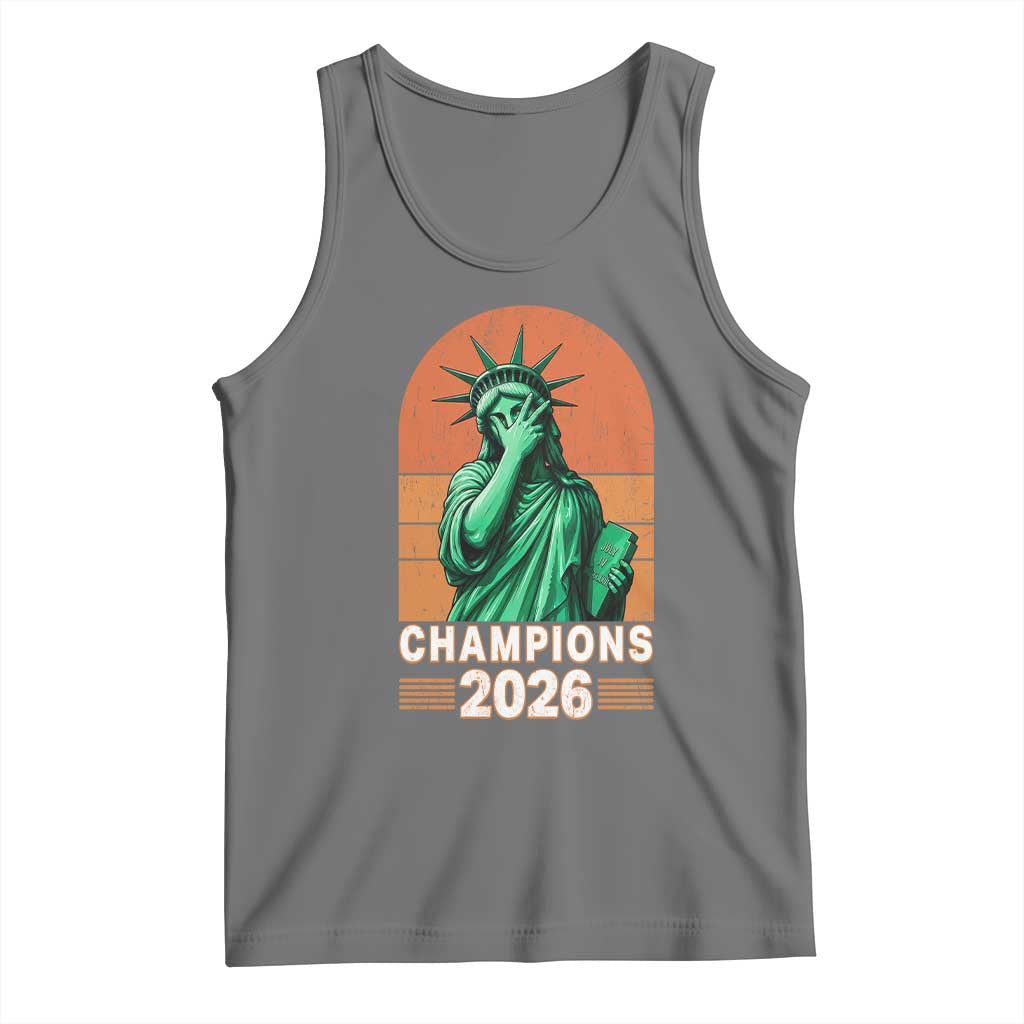 Vintage Statue Of Liberty Champions 2026 Tank Top New York Pride