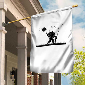 Bigfoot Hunting With Rifle Garden Flag Funny Outdoor Hunter Gift TS12 Print Your Wear