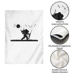 Bigfoot Hunting With Rifle Garden Flag Funny Outdoor Hunter Gift TS12 Print Your Wear