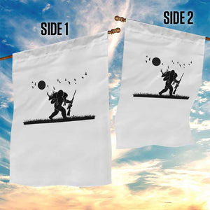 Bigfoot Hunting With Rifle Garden Flag Funny Outdoor Hunter Gift TS12 Print Your Wear