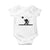 Bigfoot Hunting With Rifle Baby Onesie Funny Outdoor Hunter Gift TS12 White Print Your Wear