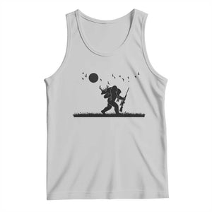 Bigfoot Hunting With Rifle Tank Top Funny Outdoor Hunter Gift TS12 Ash Print Your Wear
