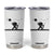 Bigfoot Hunting With Rifle Tumbler Cup Funny Outdoor Hunter Gift TS12 White Print Your Wear
