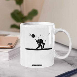 Bigfoot Hunting With Rifle Coffee Mug Funny Outdoor Hunter Gift TS12 Print Your Wear