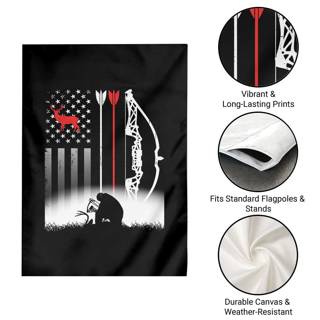 Bow Deer Hunting Garden Flag American Flag Hunter Gift TS12 Print Your Wear
