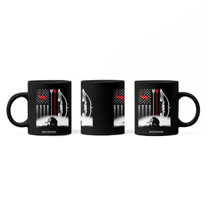 Bow Deer Hunting Coffee Mug American Flag Hunter Gift TS12 Print Your Wear