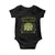 Funny Hunter Wife Baby Onesie Abandoned Hunting Wives Social Club TS12 Black Print Your Wear