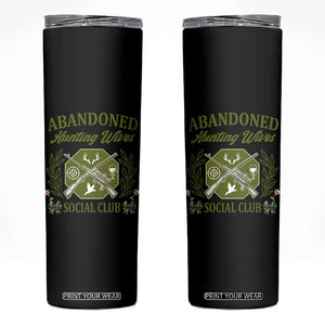 Funny Hunter Wife Skinny Tumbler Abandoned Hunting Wives Social Club TS12 Black Print Your Wear