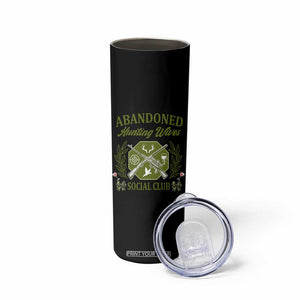 Funny Hunter Wife Skinny Tumbler Abandoned Hunting Wives Social Club TS12 Print Your Wear