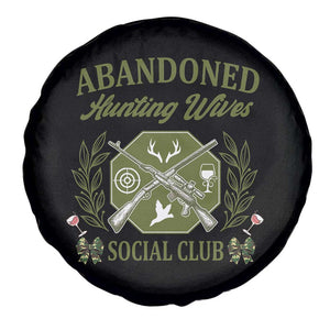 Funny Hunter Wife Spare Tire Cover Abandoned Hunting Wives Social Club TS12 Print Your Wear
