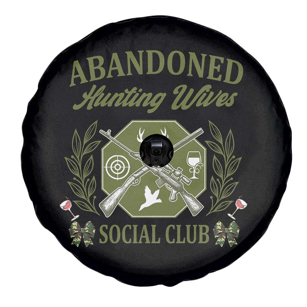 Funny Hunter Wife Spare Tire Cover Abandoned Hunting Wives Social Club TS12 Print Your Wear