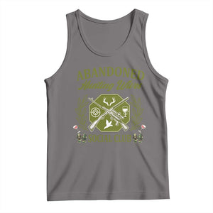 Funny Hunter Wife Tank Top Abandoned Hunting Wives Social Club TS12 Deep Heather Print Your Wear
