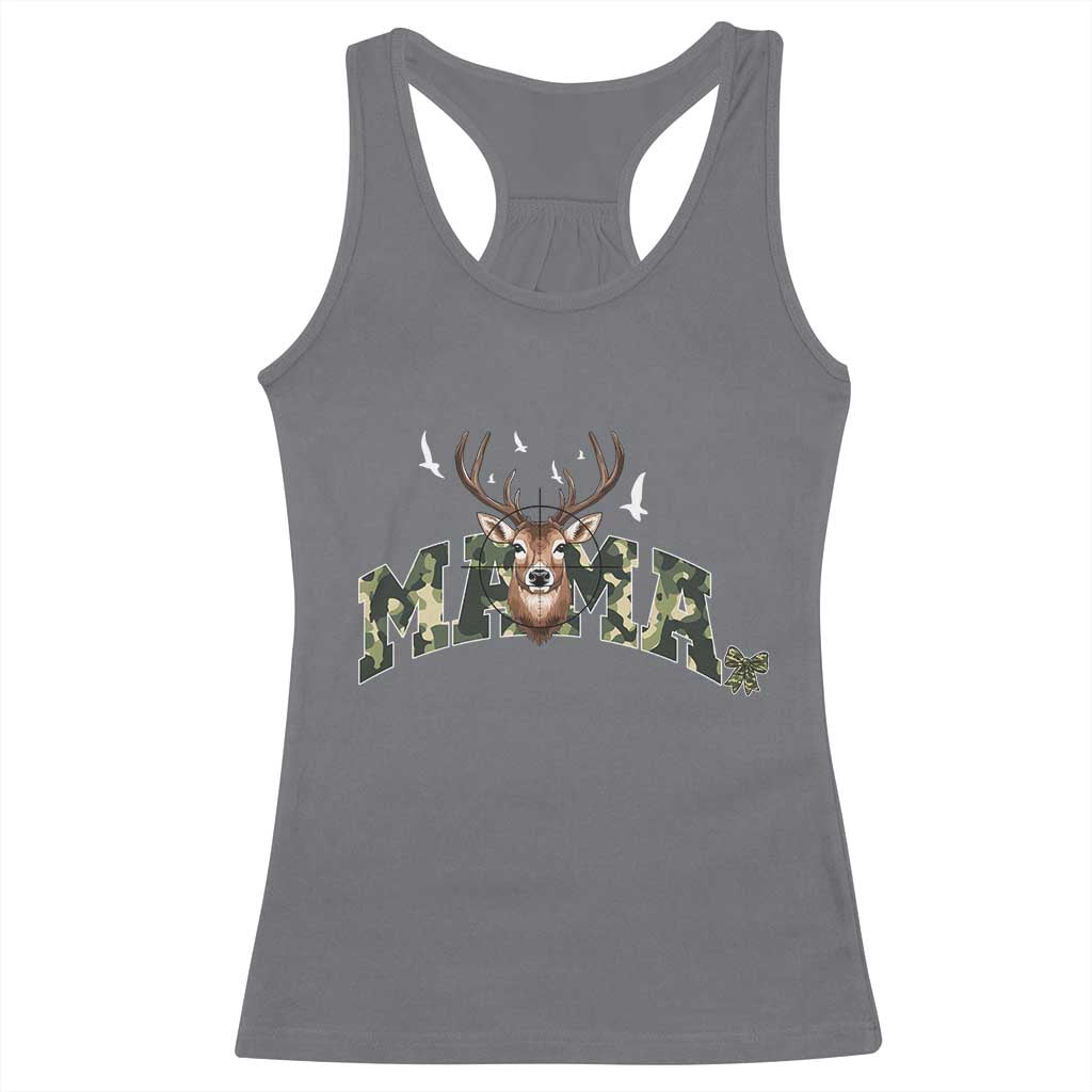Mama Hunting Life Racerback Tank Top Deer Head Camo Gift TS12 Charcoal Print Your Wear
