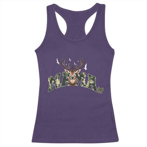 Mama Hunting Life Racerback Tank Top Deer Head Camo Gift TS12 Purple Print Your Wear