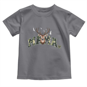 Mama Hunting Life Toddler T Shirt Deer Head Camo Gift TS12 Charcoal Print Your Wear