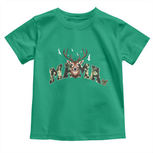 Mama Hunting Life Toddler T Shirt Deer Head Camo Gift TS12 Irish Green Print Your Wear