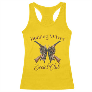Funny Hunter Wife Racerback Tank Top Hunting Wives Social Club TS12 Daisy Print Your Wear