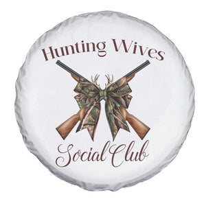 Funny Hunter Wife Spare Tire Cover Hunting Wives Social Club TS12 Print Your Wear