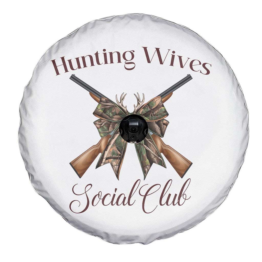 Funny Hunter Wife Spare Tire Cover Hunting Wives Social Club TS12 Print Your Wear
