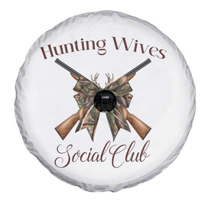 Funny Hunter Wife Spare Tire Cover Hunting Wives Social Club TS12 Print Your Wear