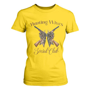 Funny Hunter Wife T Shirt For Women Hunting Wives Social Club TS12 Daisy Print Your Wear