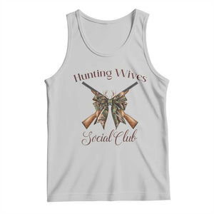 Funny Hunter Wife Tank Top Hunting Wives Social Club TS12 Ash Print Your Wear
