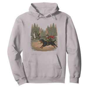 Funny Skeleton Riding Labrador Hunting Hoodie Gift For Hunter TS12 Ice Gray Print Your Wear