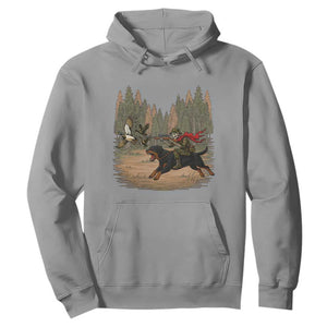 Funny Skeleton Riding Labrador Hunting Hoodie Gift For Hunter TS12 Sport Gray Print Your Wear
