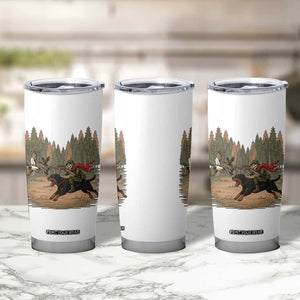 Funny Skeleton Riding Labrador Hunting Tumbler Cup Gift For Hunter TS12 Print Your Wear