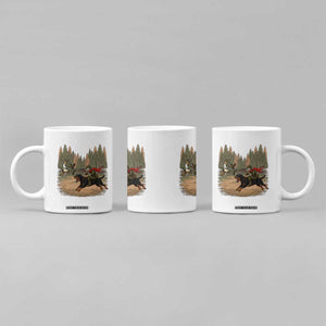 Funny Skeleton Riding Labrador Hunting Coffee Mug Gift For Hunter TS12 Print Your Wear