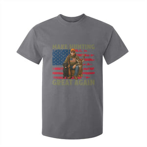 Funny Trump Deer Hunting T Shirt For Kid Make Hunting Great Again TS12 Charcoal Print Your Wear