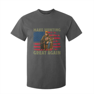Funny Trump Deer Hunting T Shirt For Kid Make Hunting Great Again TS12 Dark Heather Print Your Wear