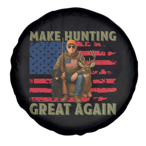 Funny Trump Deer Hunting Spare Tire Cover Make Hunting Great Again TS12 Print Your Wear