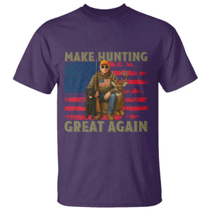 Funny Trump Deer Hunting T Shirt Make Hunting Great Again TS12 Purple Print Your Wear
