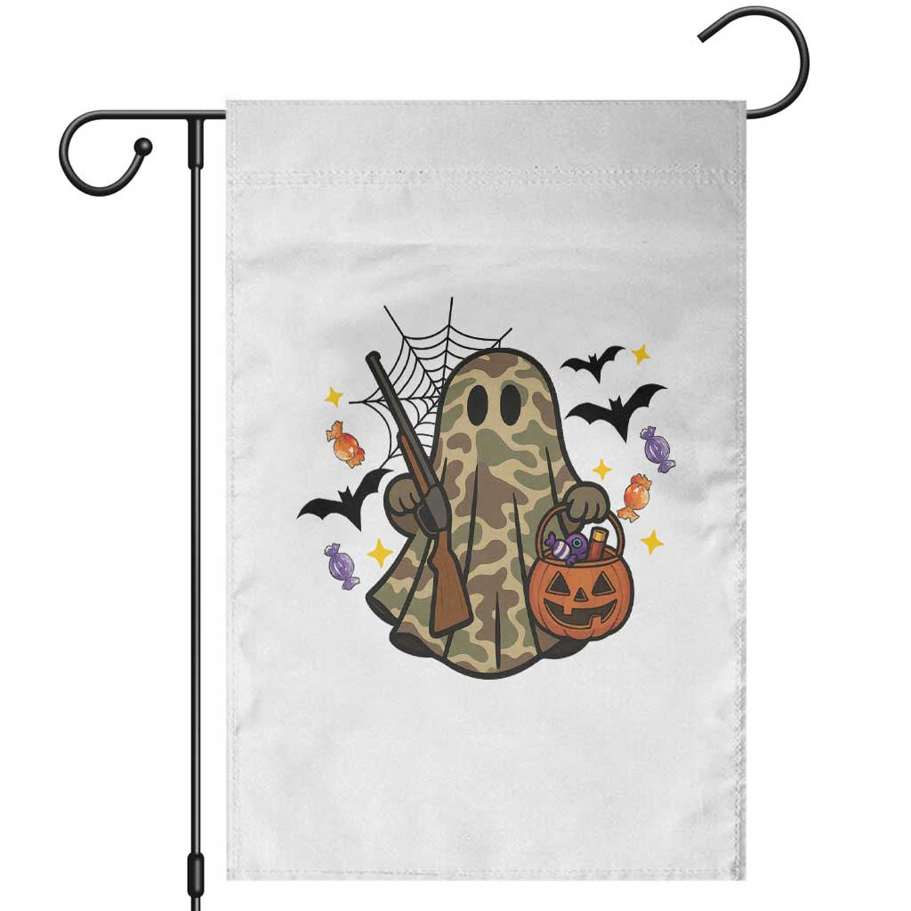 Funny Camo Hunter Halloween Ghost Costume Garden Flag TS12 White Print Your Wear