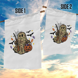 Funny Camo Hunter Halloween Ghost Costume Garden Flag TS12 Print Your Wear