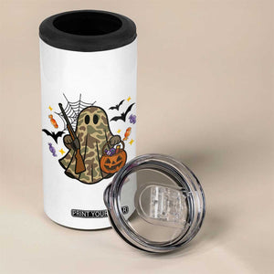 Funny Camo Hunter Halloween Ghost Costume 4 in 1 Can Cooler Tumbler TS12 Print Your Wear