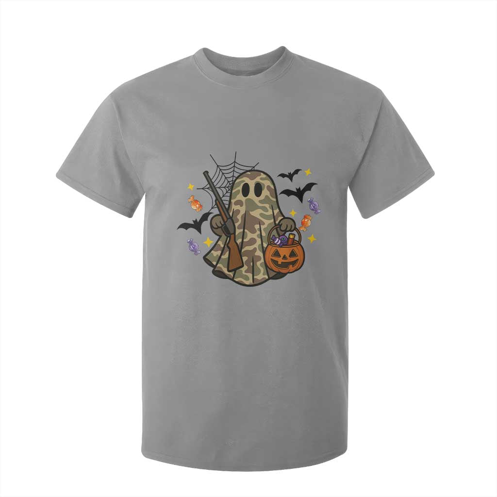 Funny Camo Hunter Halloween Ghost Costume T Shirt For Kid TS12 Sport Gray Print Your Wear