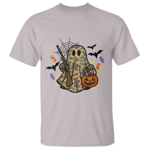 Funny Camo Hunter Halloween Ghost Costume T Shirt TS12 Ice Gray Print Your Wear