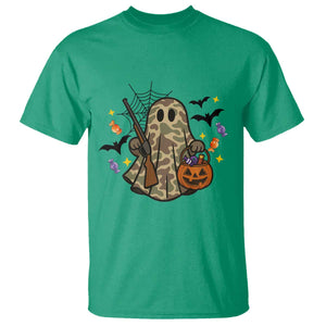 Funny Camo Hunter Halloween Ghost Costume T Shirt TS12 Irish Green Print Your Wear